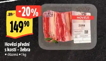 Albert Hovězí přední s kostí - žebra nabídka