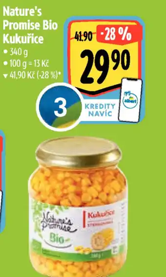 Albert Nature's Promise Bio Kukuřice nabídka