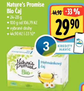 Albert Nature's Promise Bio čaj nabídka