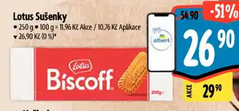 Albert Lotus Sušenky nabídka