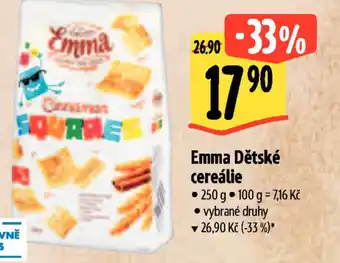 Albert Emma Dětské cereálie nabídka