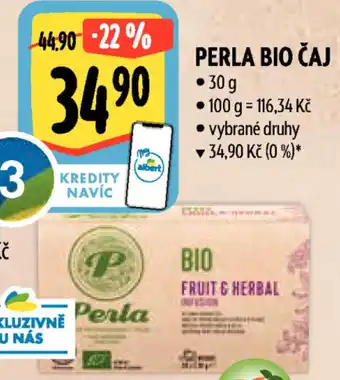 Albert PERLA BIO ČAJ nabídka