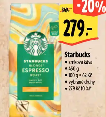 Albert Starbucks nabídka