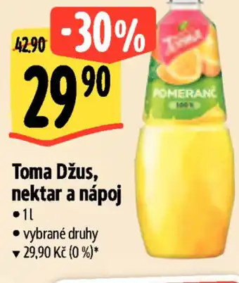 Albert Toma Džus, nektar a nápoj nabídka