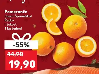 Kaufland Pomeranče nabídka