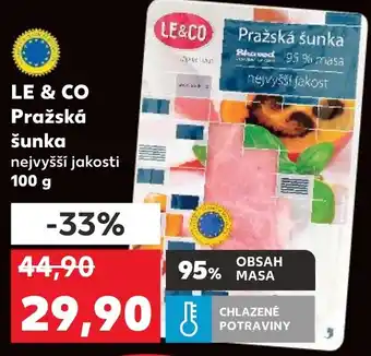 Kaufland LE & CO Pražská šunka nabídka