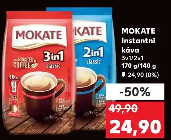 Kaufland MOKATE Instantní káva nabídka