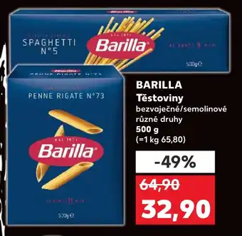 Kaufland BARILLA Těstoviny nabídka