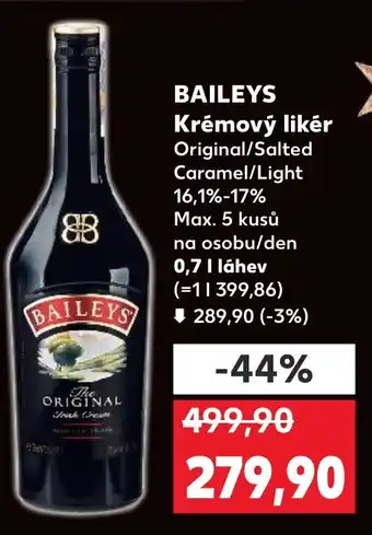 Kaufland BAILEYS Krémový likér nabídka