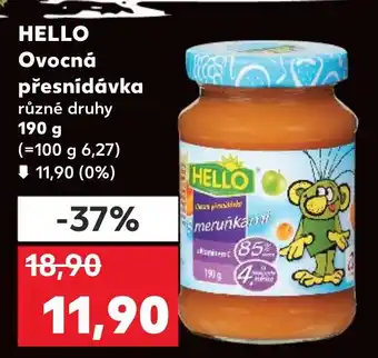 Kaufland HELLO Ovocná přesnídávka nabídka