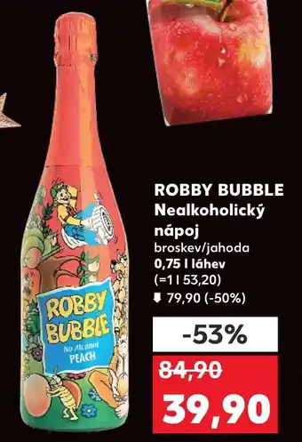 Kaufland ROBBY BUBBLE Nealkoholický nápoj nabídka
