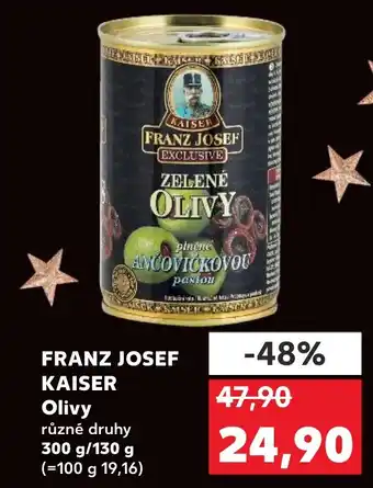 Kaufland FRANZ JOSEF KAISER Olivy nabídka