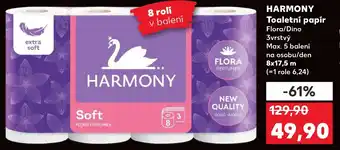 Kaufland HARMONY Toaletní papír nabídka