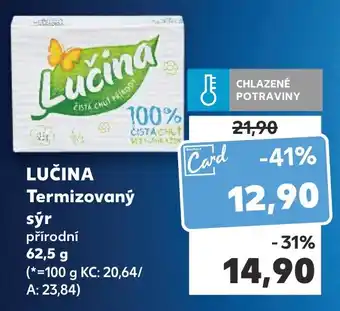 Kaufland LUČINA Termizovaný sýr nabídka