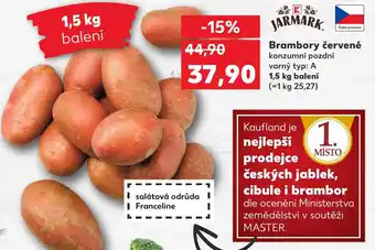 Kaufland Brambory červené nabídka
