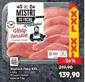 Kaufland Vepřové řízky XXL nabídka