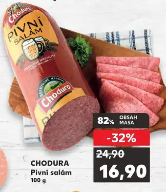 Kaufland CHODURA Pivní salám 100 g nabídka