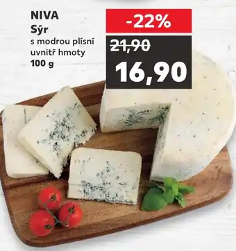 Kaufland NIVA Sýr nabídka