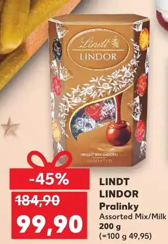 Kaufland LINDT LINDOR Pralinky nabídka