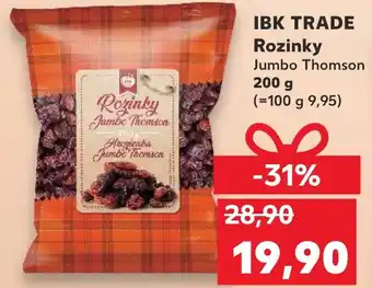 Kaufland IBK TRADE Rozinky nabídka