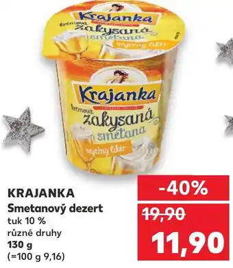 Kaufland KRAJANKA Smetanový dezert nabídka