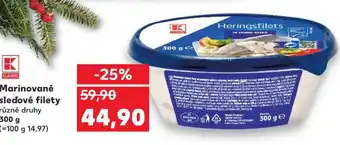 Kaufland Marinované sledové filety nabídka