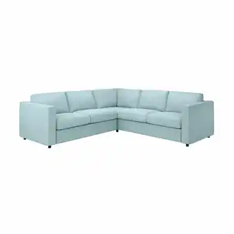IKEA Vimle 4místná rohová pohovka, saxemara sv.modrá nabídka
