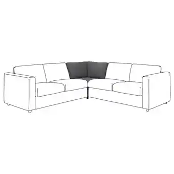 IKEA Vimle rohový díl, hallarp šedá nabídka