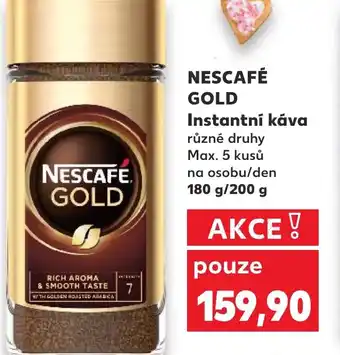 Kaufland NESCAFÉ GOLD Instantní káva nabídka