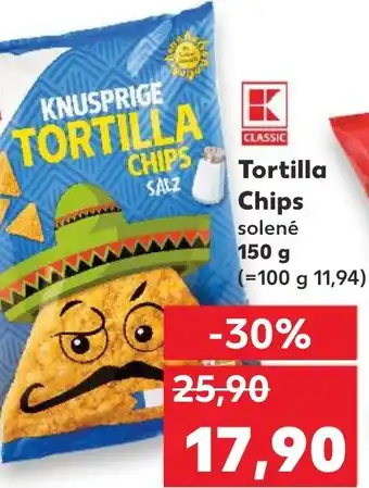 Kaufland Tortilla Chips nabídka
