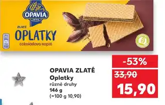Kaufland OPAVIA ZLATÉ Oplatky nabídka