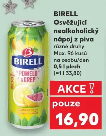 Kaufland BIRELL Osvěžující nealkoholický nápoj z piva nabídka