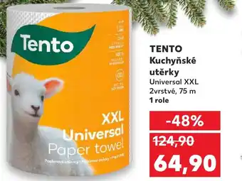 Kaufland TENTO Kuchyňské utěrky nabídka