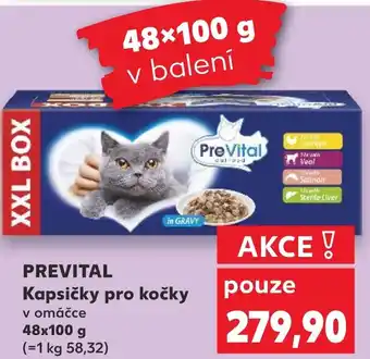 Kaufland PREVITAL Kapsičky pro kočky nabídka
