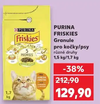 Kaufland PURINA FRISKIES Granule pro kočky/psy nabídka