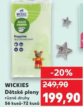 Kaufland WICKIES Dětské pleny nabídka