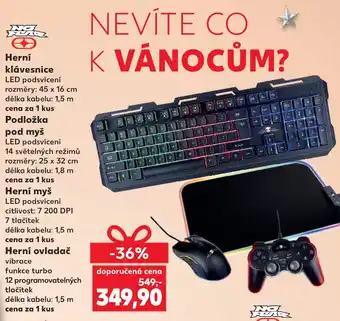 Kaufland Herni klávesnice nabídka