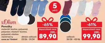 Kaufland Ponožky nabídka