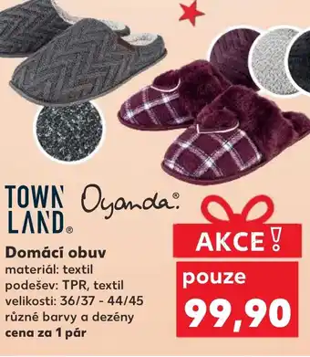 Kaufland Domácí obuv nabídka