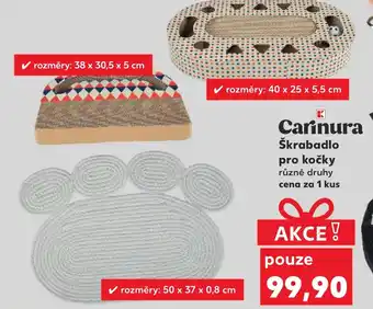 Kaufland Carinura Škrabadlo pro kočky nabídka