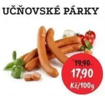 RABBIT řeznictví UČŇOVSKÉ PÁRKY nabídka