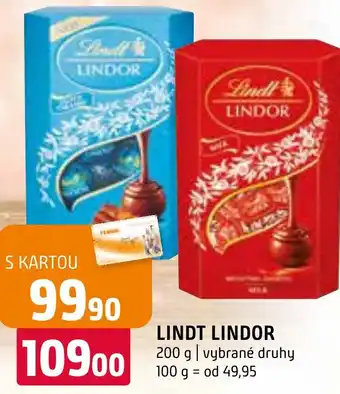 Terno LINDT LINDOR nabídka