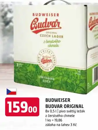 Terno BUDWEISER BUDVAR ORIGINAL nabídka