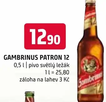 Terno GAMBRINUS PATRON 12 0,5 L nabídka