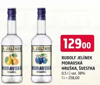Terno RUDOLF JELÍNEK MORAVSKÁ HRUŠKA, ŠVESTKA 0,5L nabídka