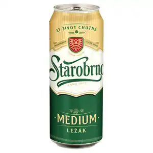 Albert Starobrno medium 0,5l plech 0.5l nabídka