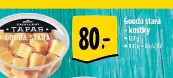Albert Gouda stará kostky 120 g nabídka
