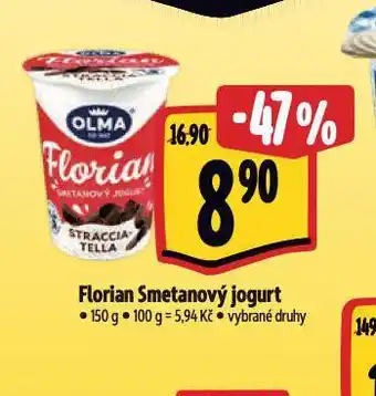 Albert Florian jogurt nabídka