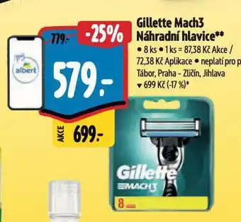 Albert Gillette náhradní hlavice nabídka
