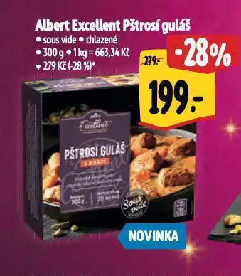 Albert Pštrosí guláš nabídka